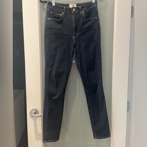 AGOLDE Roxanne Super High Rise Skinny Jeans A051-1054 Cut #44949 - Picture 3 of 7